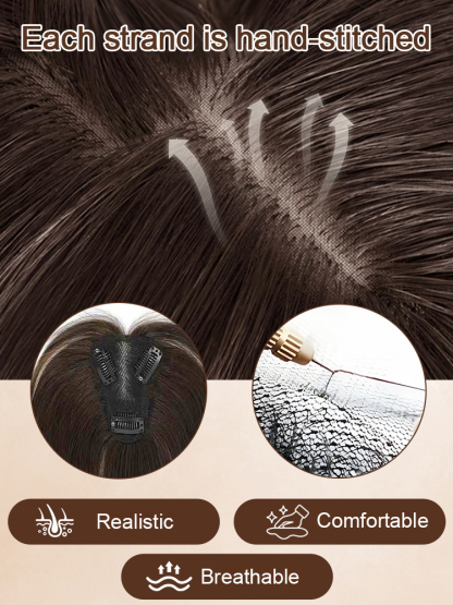 Natural Fluffy Airy Women's Hair Topper