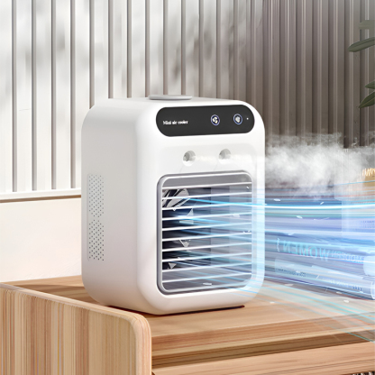 Desktop Air Conditioner Fan with Mist Cooling