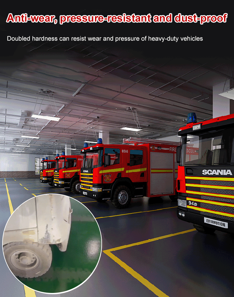 The new floor coating imported from Germany is colorless, odorless, environmentally friendly, harmless to health, waterproof and anti-fouling, with excellent pressure resistance and wear resistance, and can be used for up to 30 years.