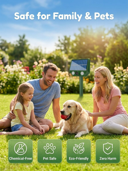 Co-Developed by Cornell -Caltech! Smart Ultrasonic Repeller Builds an Invisible Defense for Your Yard in 2 Minutes