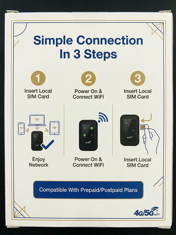 📶 2026 5G Portable WiFi | 150Mbps + Global Compatibility