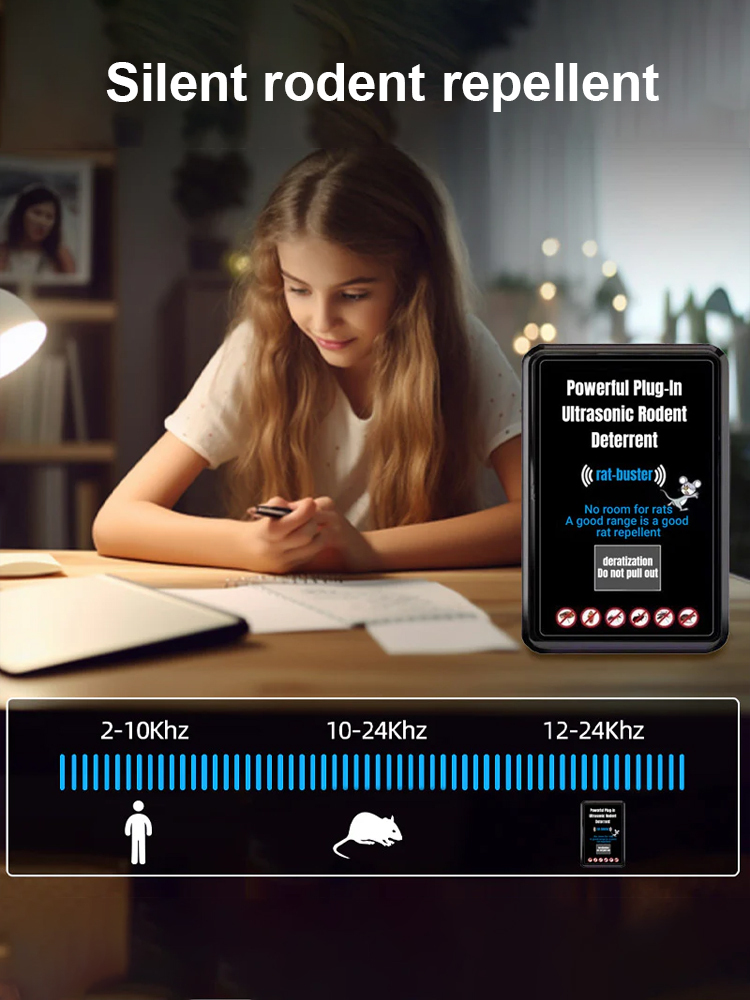 Powerful ultrasonic rodent killer