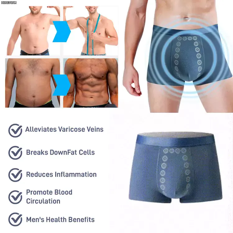 Men's Massage Magnetic Therapy Underwear