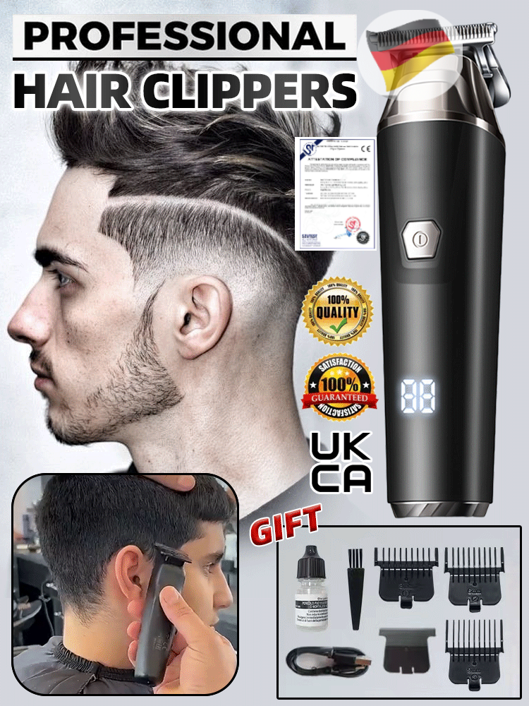✂️ Professional Hair Clippers - 10-Year Lifespan + UKCA Certified | 80% Off 🎉