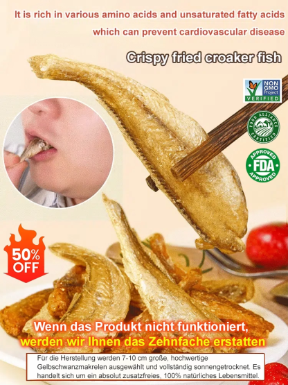 [Christmas gifts] Ready-to-Eat Savory & Crispy Dried Small Yellow Croaker ❤ 