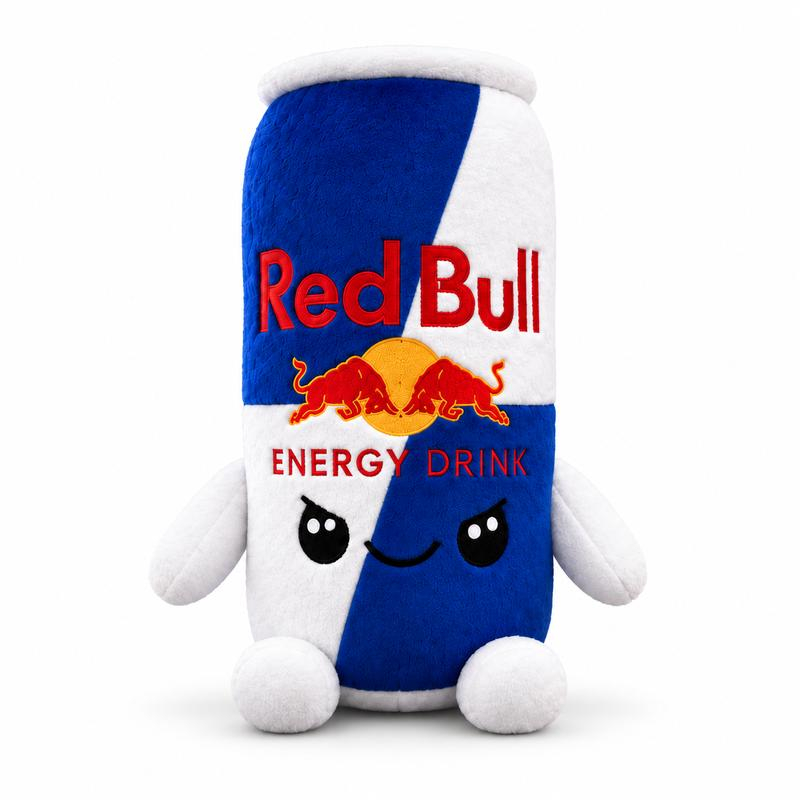 Energy Drink Can Plush Toy  5 Styles Available, 8.7 in Cute Soft Stuffed Doll, Sold Individually, Desk & Room Decor