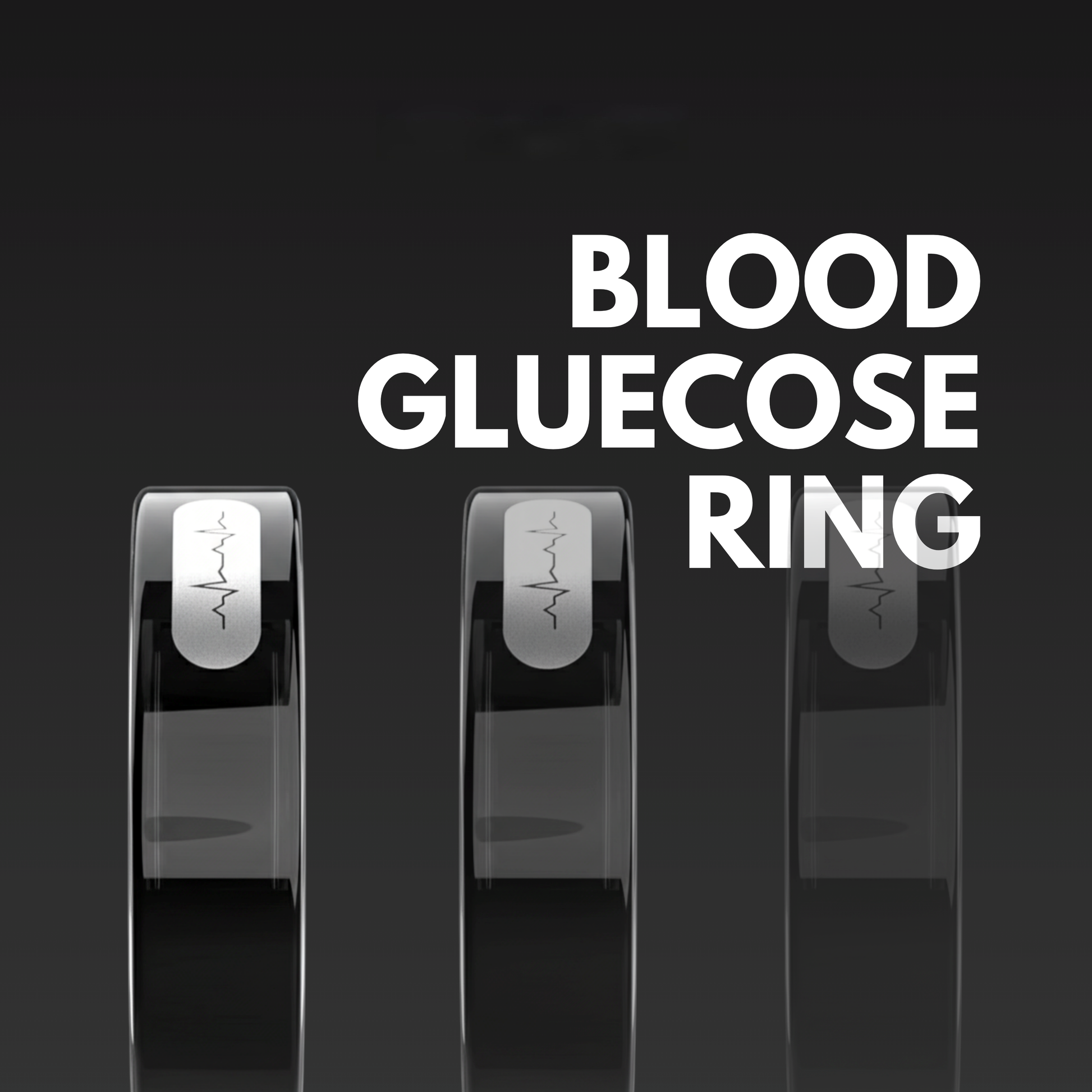 Glucose Smart Ring With  ECG & BP