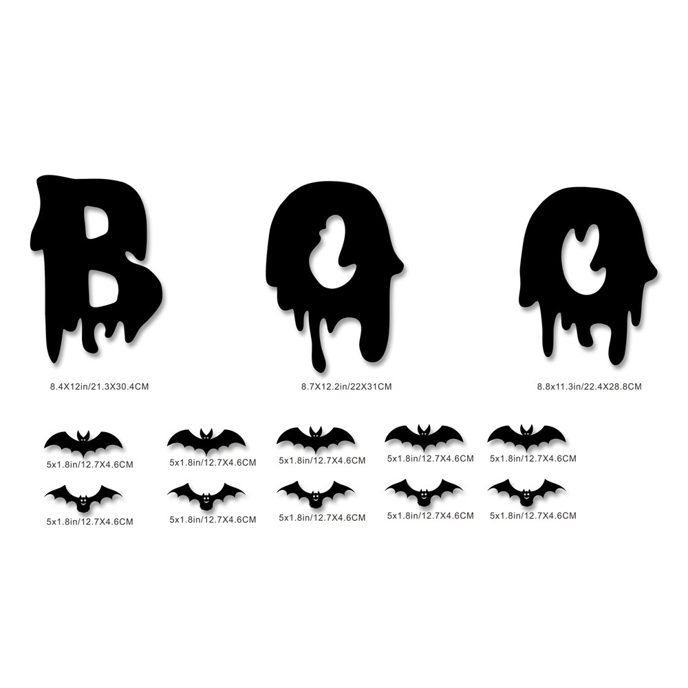 3D Bat Light LED Decorations,Halloween Spooky Ornaments, Bendable Wall Stickers with Smooth Bubble-Free Application, Easy Install Battery Powered Glowing Decor, Non-Remote Indoor Decor for Home, Party, Window, Door, Festival