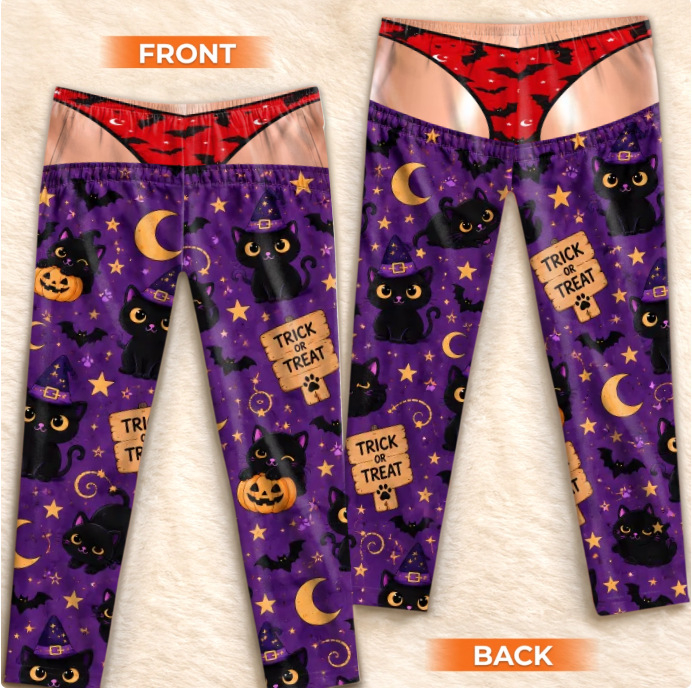 Fleece Plaid Print Pajama Pants—A Fun Halloween Gift for Her