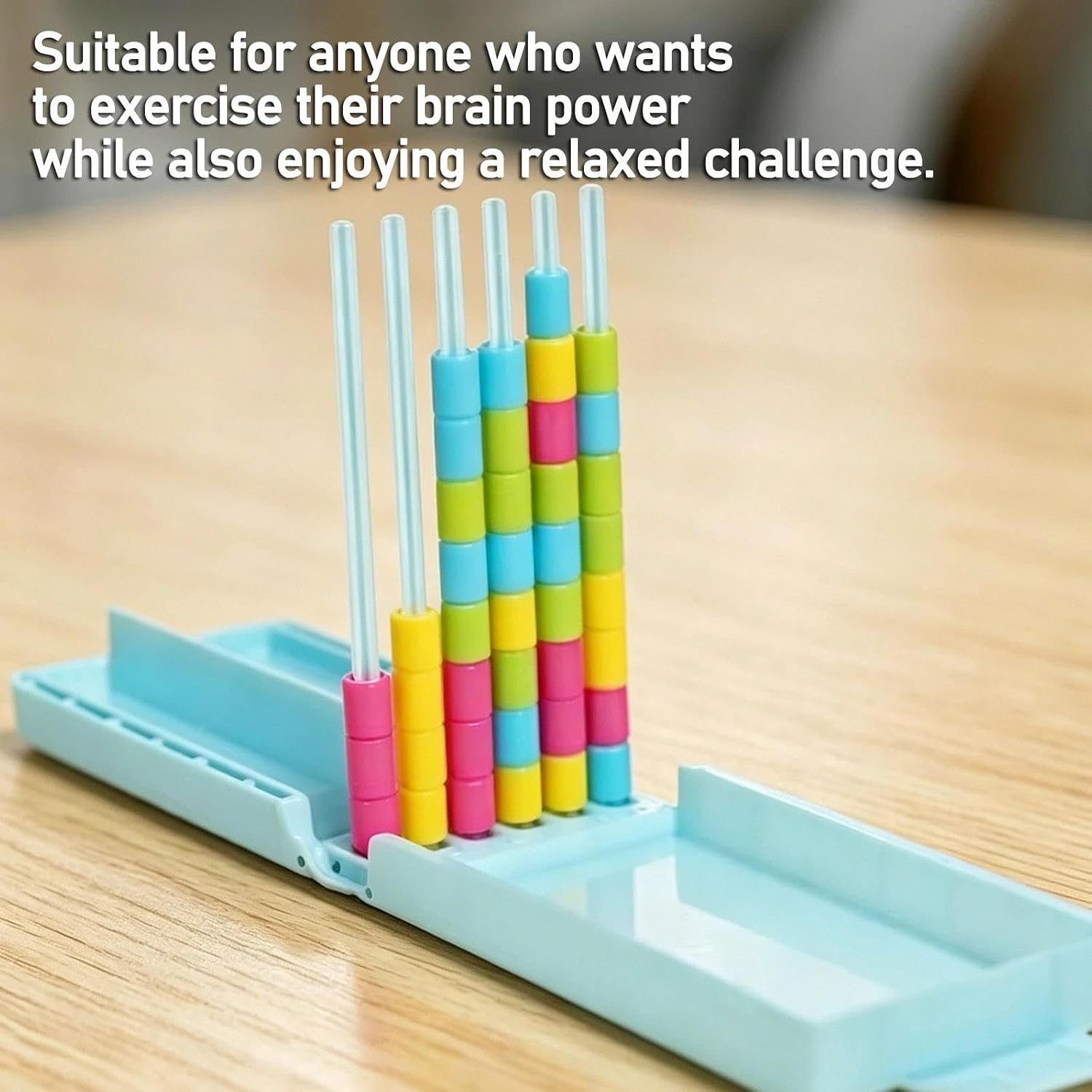 Mini Color Stack Challenge Travel Game by Relatable