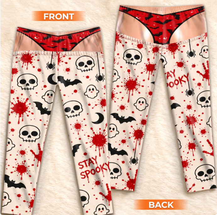 Fleece Plaid Print Pajama Pants—A Fun Halloween Gift for Her