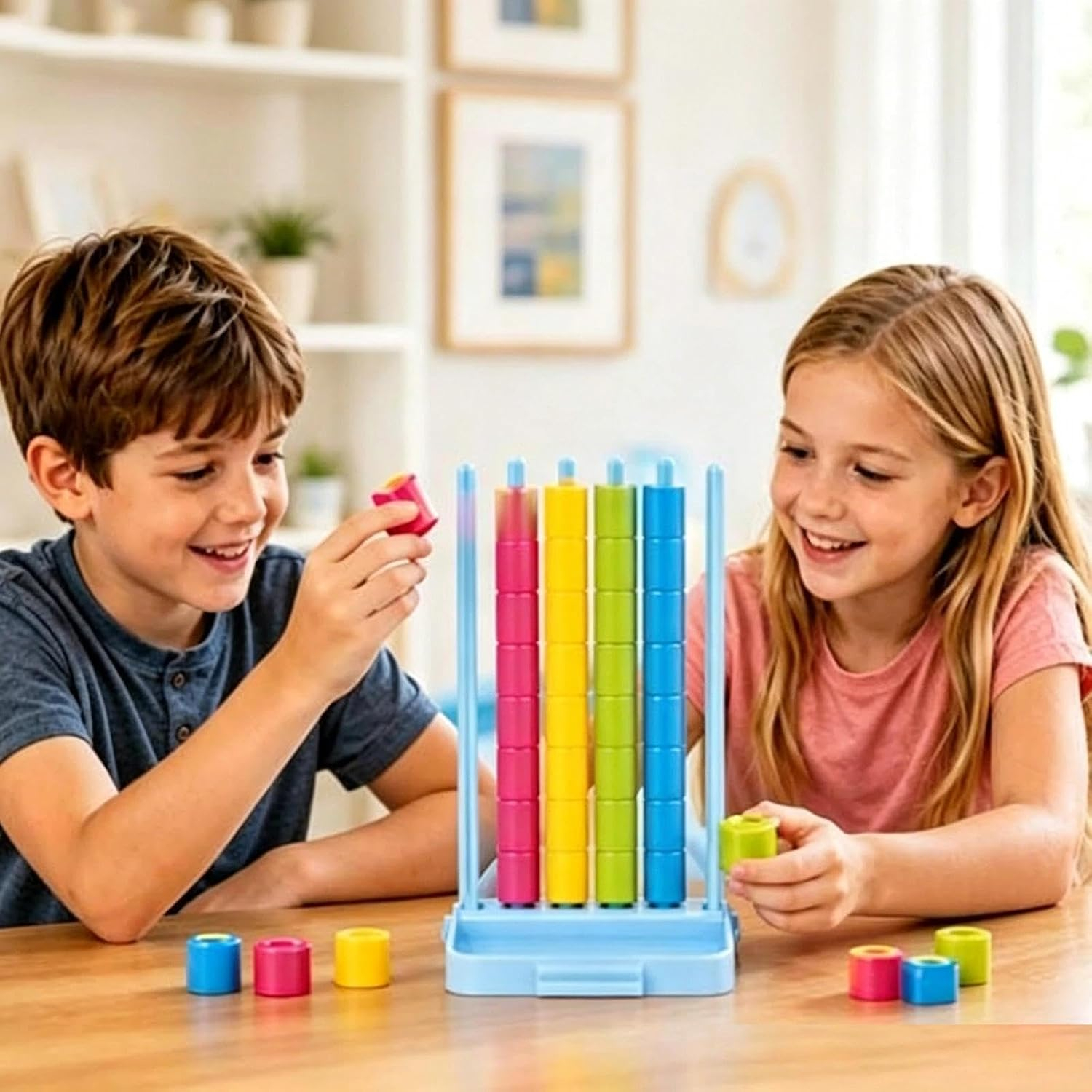 Mini Color Stack Challenge Travel Game by Relatable