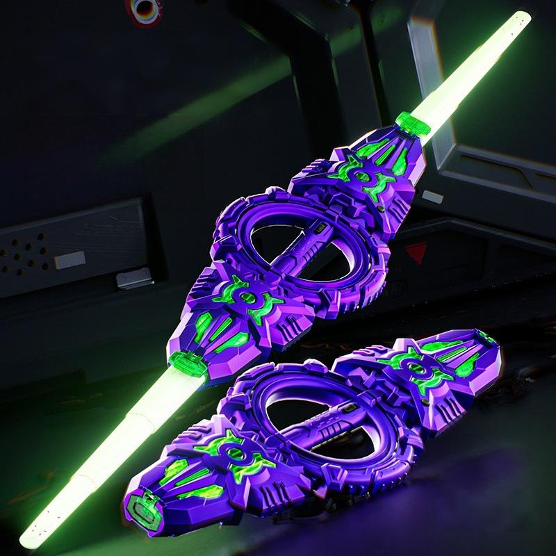 Light Up Sword, Retractable 24 Color LED Sword, Spinning Light Sword For Cosplay Costume, Real Lightsaber