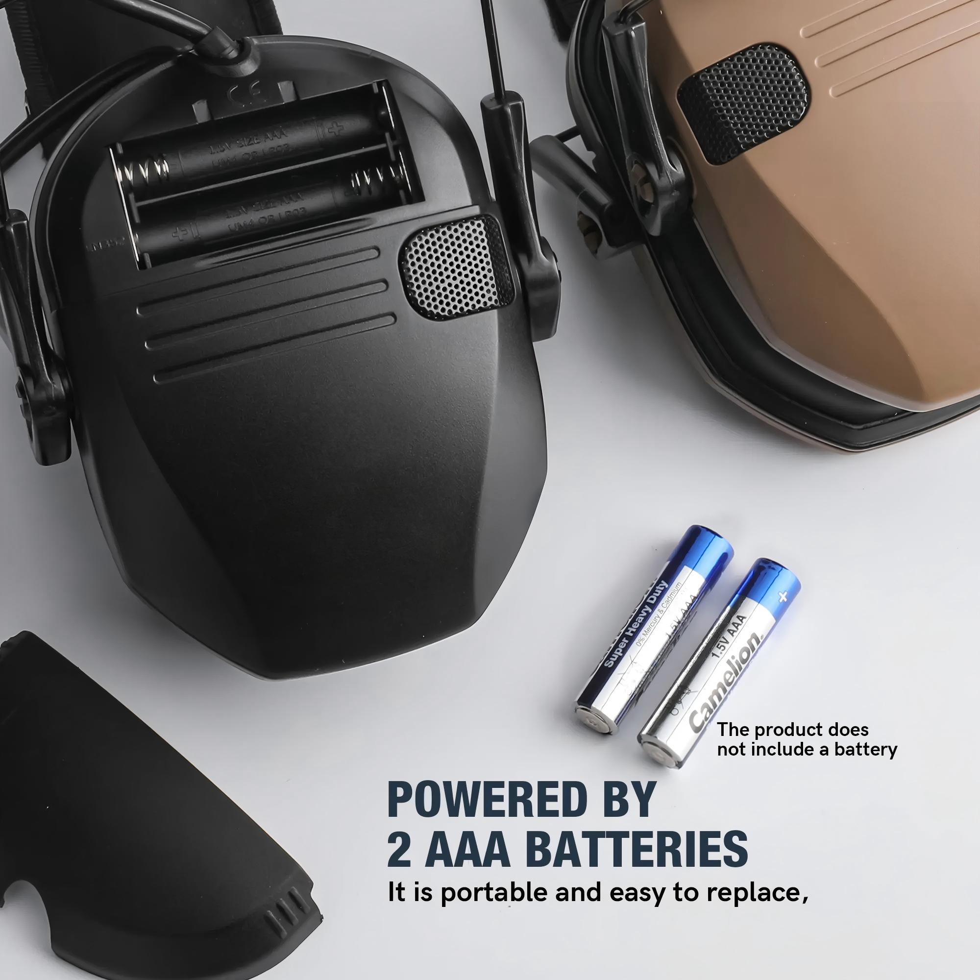 Tactical Noise Reduction Earmuffs for Hunting & Shooting
