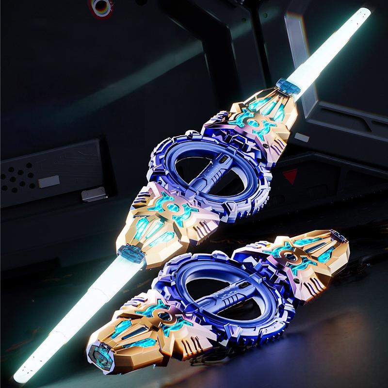 Light Up Sword, Retractable 24 Color LED Sword, Spinning Light Sword For Cosplay Costume, Real Lightsaber