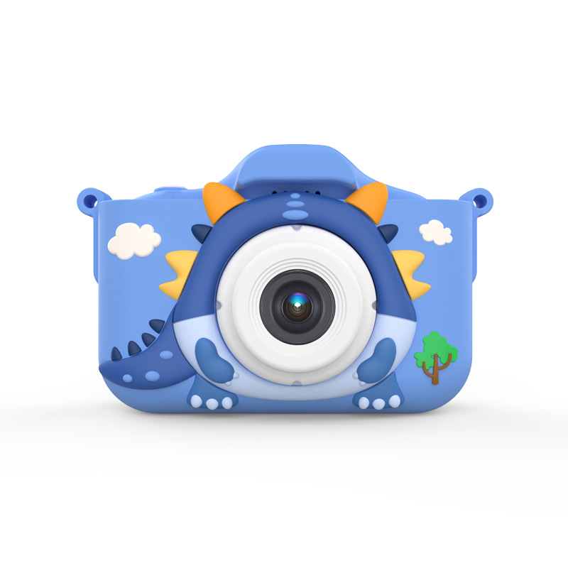 Kids Rechargeable Digital Camera with Rechargeable Battery, Selfie Mode, HD Video Recording, Cute Silicone Case