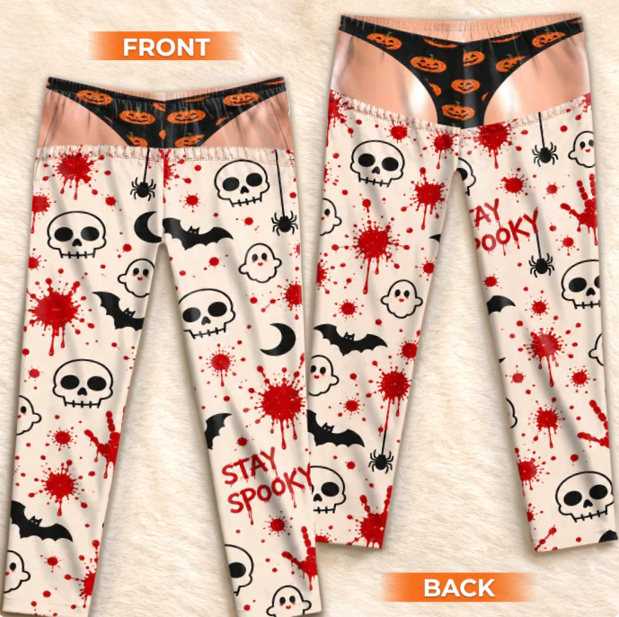 Fleece Plaid Print Pajama Pants—A Fun Halloween Gift for Her