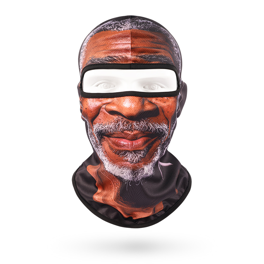 Funny Face Balaclava Mask, Dralon Thermal Fabric Winter Ski Mask, Warm Wind-Resistant Full Face Cover, Novelty Outdoor Headwear for Men & Women, Skiing, Cycling, Hiking & Winter Activities
