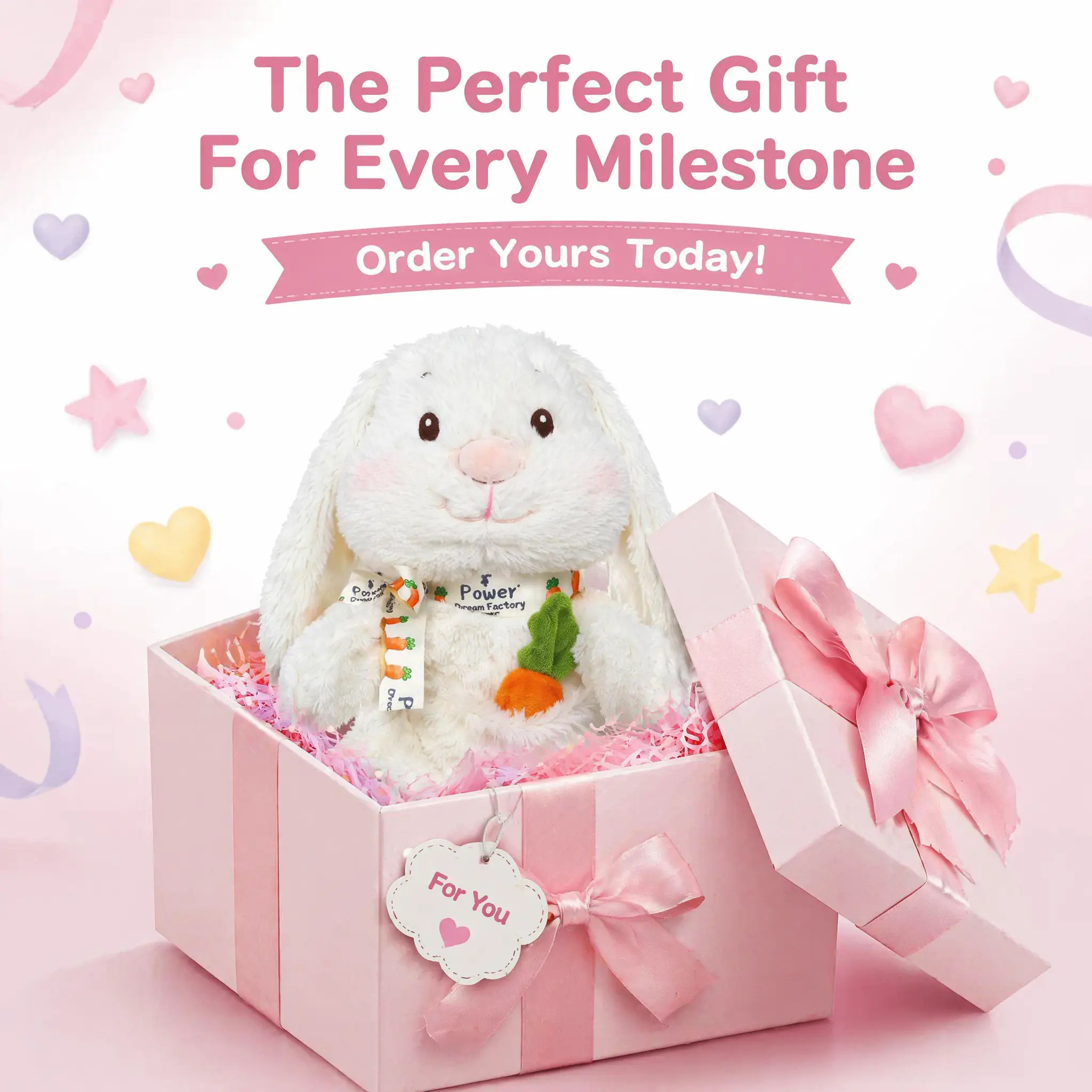 Clapping Bunny Toy, Singing Talking Voice Repeating Plush Toy, Interactive Early Educational Sensory Toy for Toddlers