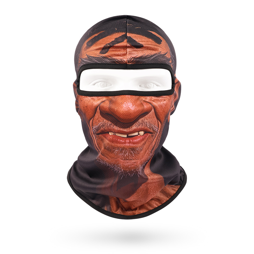 Funny Face Balaclava Mask, Dralon Thermal Fabric Winter Ski Mask, Warm Wind-Resistant Full Face Cover, Novelty Outdoor Headwear for Men & Women, Skiing, Cycling, Hiking & Winter Activities