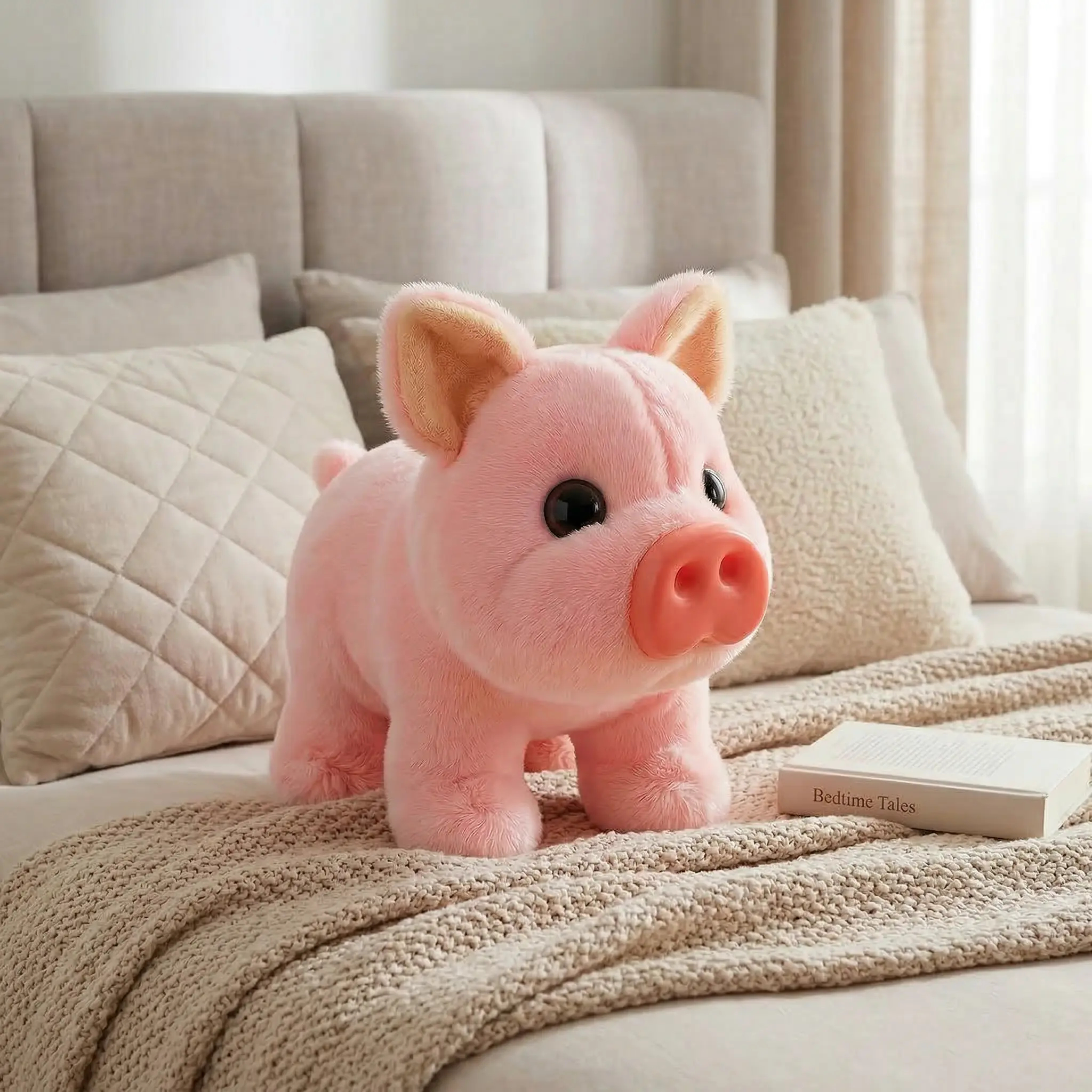Electric Plush Cute Piglet Realistic Vocalisation Electronic Pet Toy Deals for You Days
