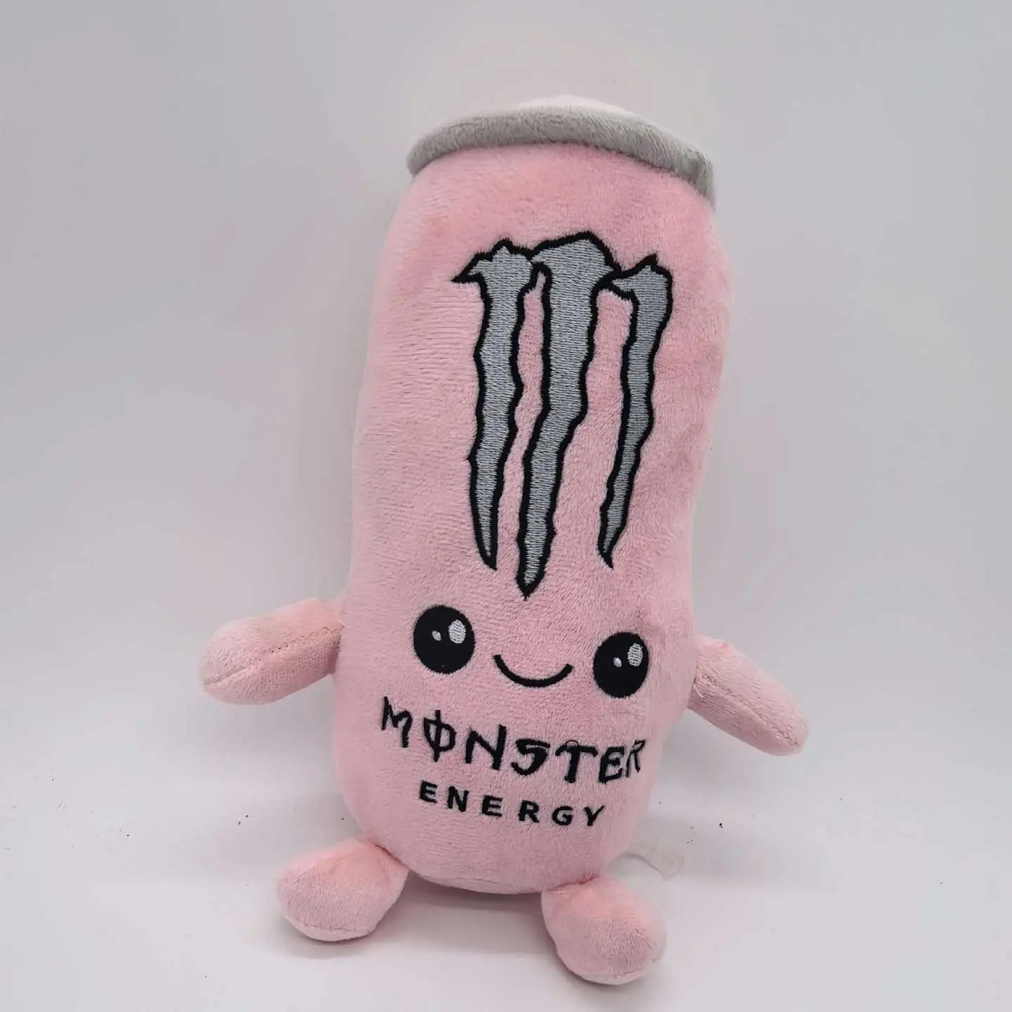 Drink Can Plush Toy - Black & White Ultra White Stuffed Doll, Soft Simulation Beverage Figure, Kawaii Collectible.