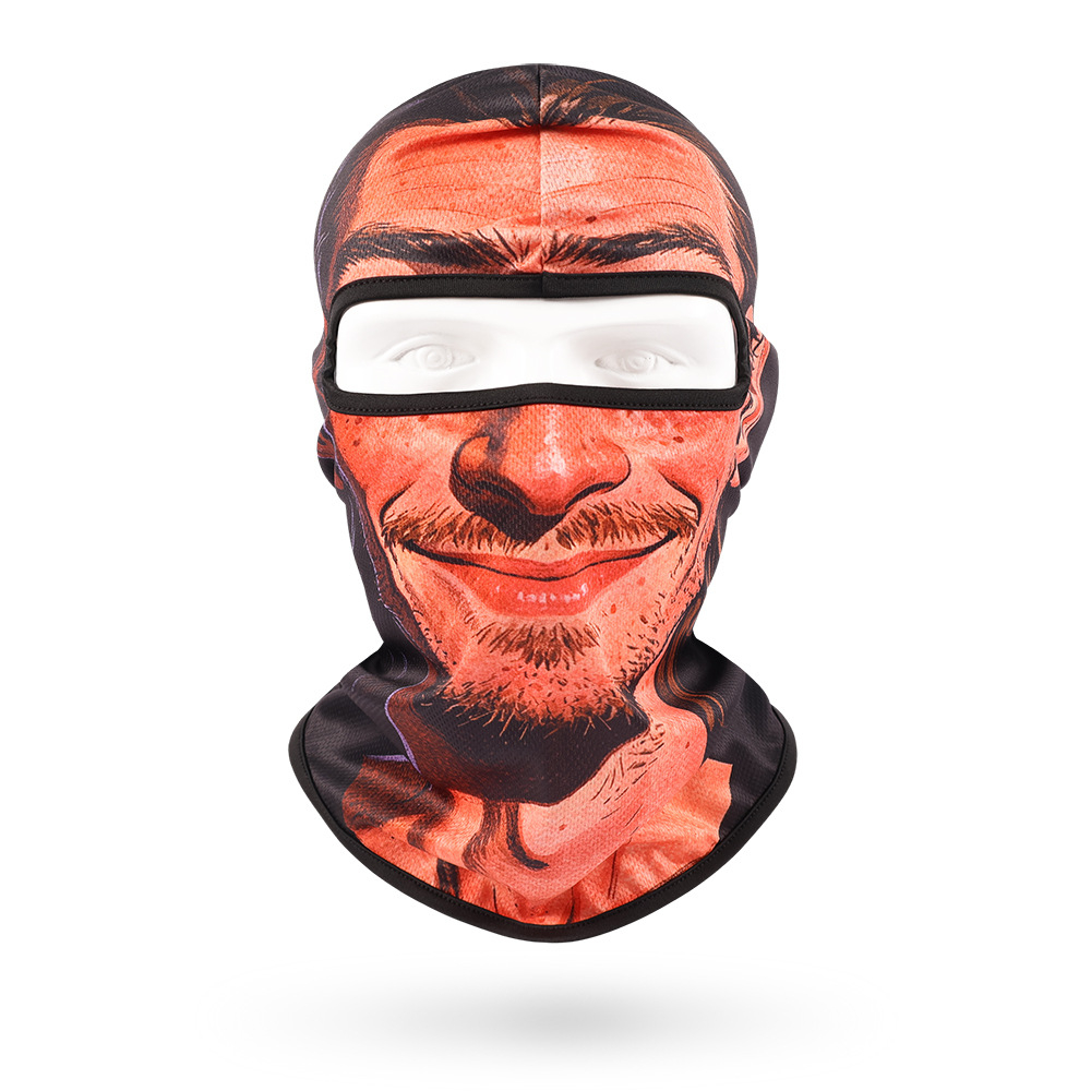 Funny Face Balaclava Mask, Dralon Thermal Fabric Winter Ski Mask, Warm Wind-Resistant Full Face Cover, Novelty Outdoor Headwear for Men & Women, Skiing, Cycling, Hiking & Winter Activities