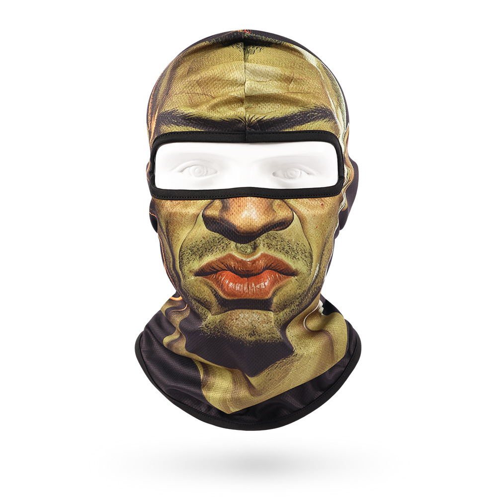 Funny Face Balaclava Mask, Dralon Thermal Fabric Winter Ski Mask, Warm Wind-Resistant Full Face Cover, Novelty Outdoor Headwear for Men & Women, Skiing, Cycling, Hiking & Winter Activities