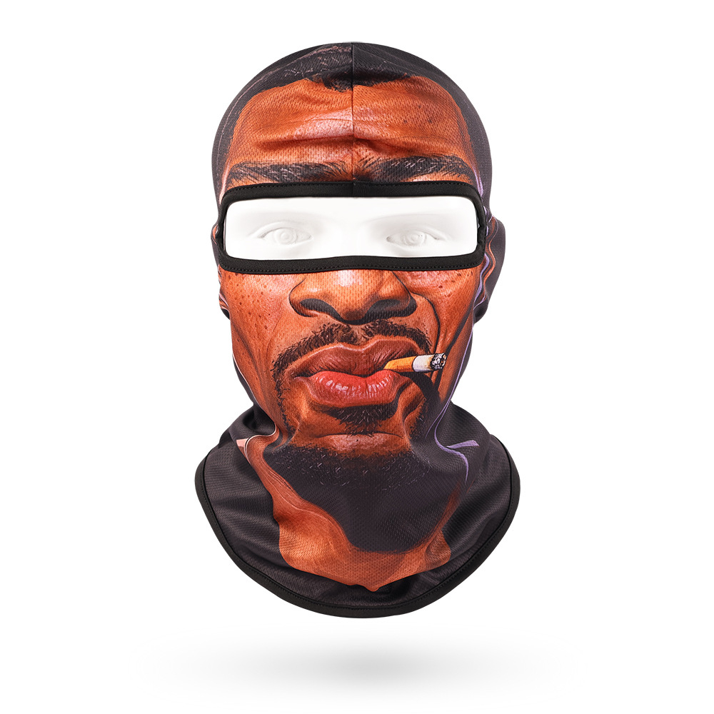 Funny Face Balaclava Mask, Dralon Thermal Fabric Winter Ski Mask, Warm Wind-Resistant Full Face Cover, Novelty Outdoor Headwear for Men & Women, Skiing, Cycling, Hiking & Winter Activities
