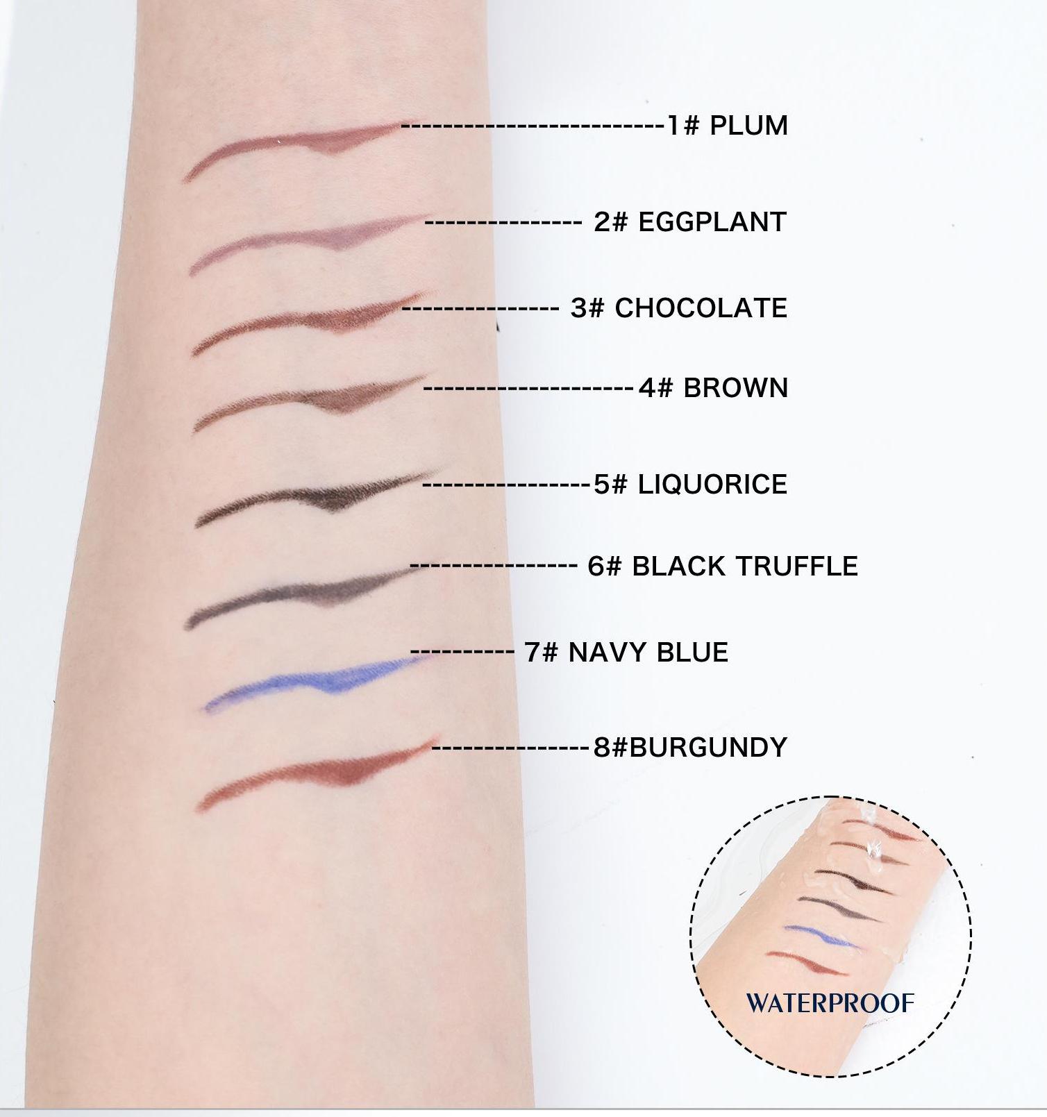 Waterproof Gel Eyeliner Pencil – 24-Hour Long-Lasting, Smudge-Proof Colored Gel Eyeliner