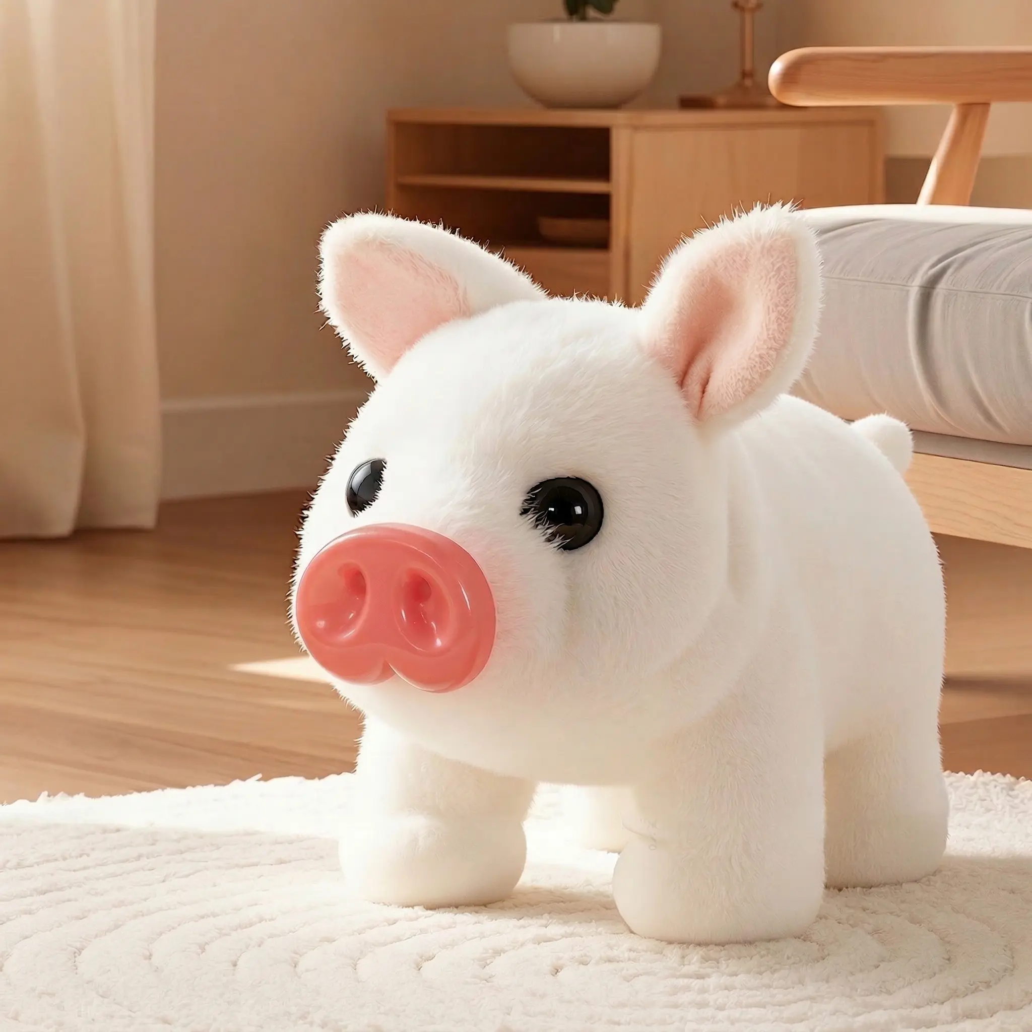 Electric Plush Cute Piglet Realistic Vocalisation Electronic Pet Toy Deals for You Days