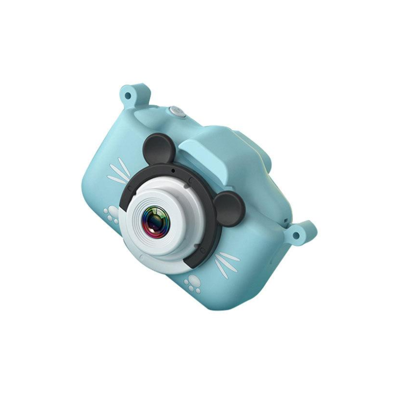 Kids Rechargeable Digital Camera with Rechargeable Battery, Selfie Mode, HD Video Recording, Cute Silicone Case