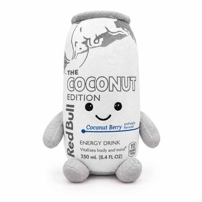 Energy Drink Can Plush Toy  5 Styles Available, 8.7 in Cute Soft Stuffed Doll, Sold Individually, Desk & Room Decor