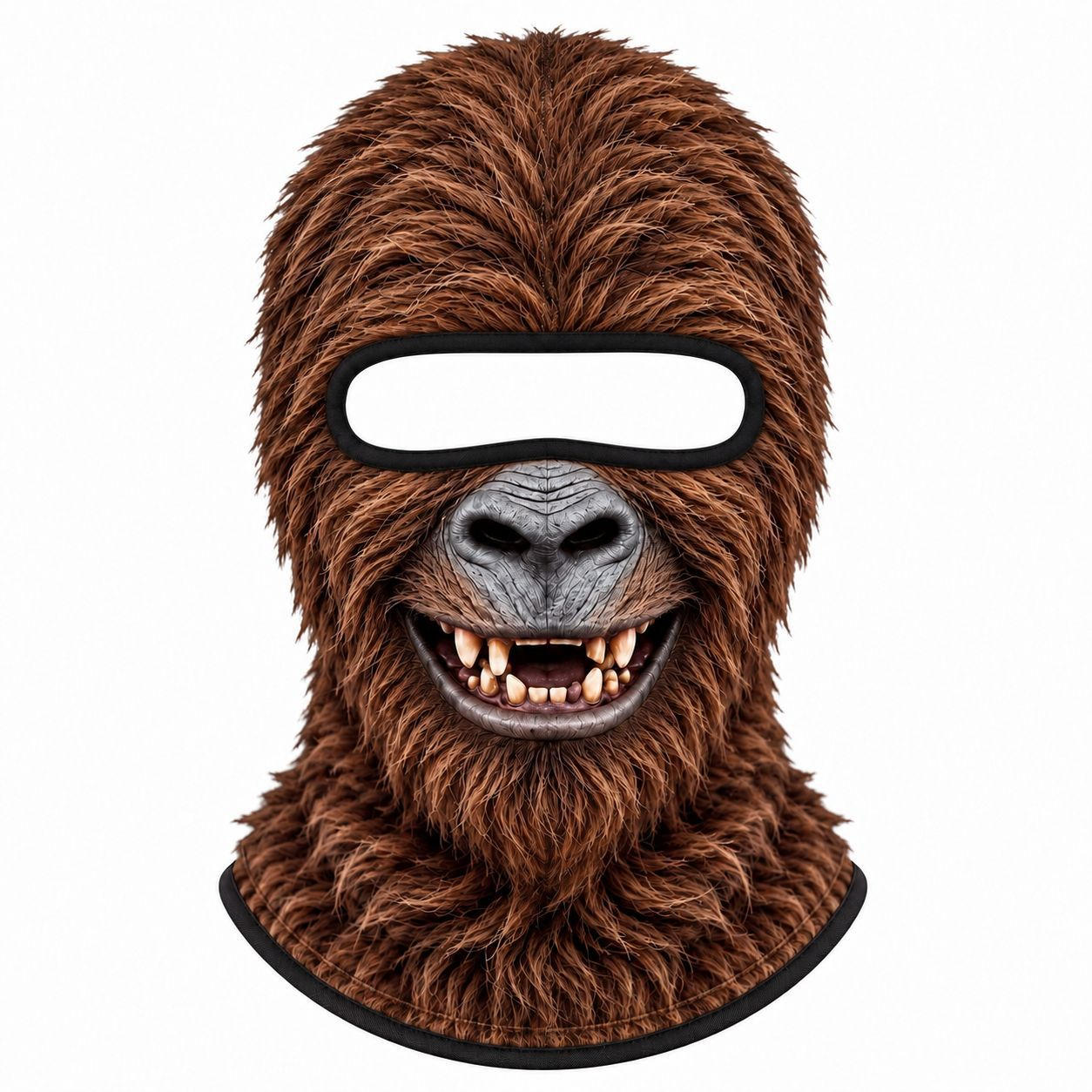 Full-face windproof winter ski balaclava with fun animal patterns