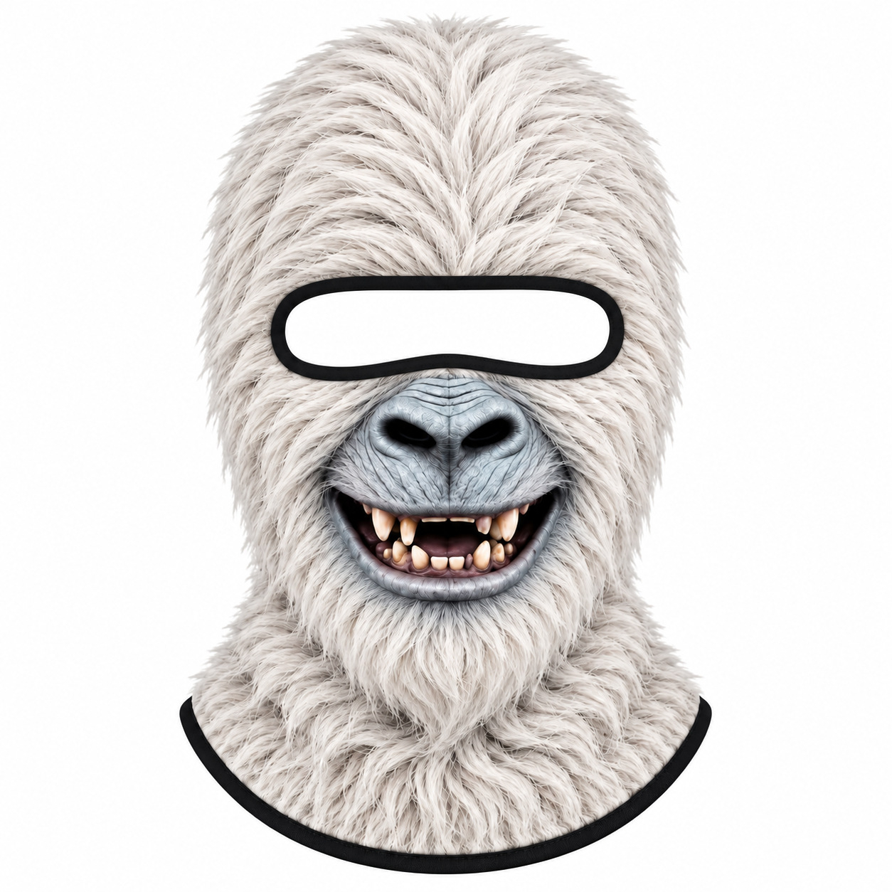 Full-face windproof winter ski balaclava with fun animal patterns