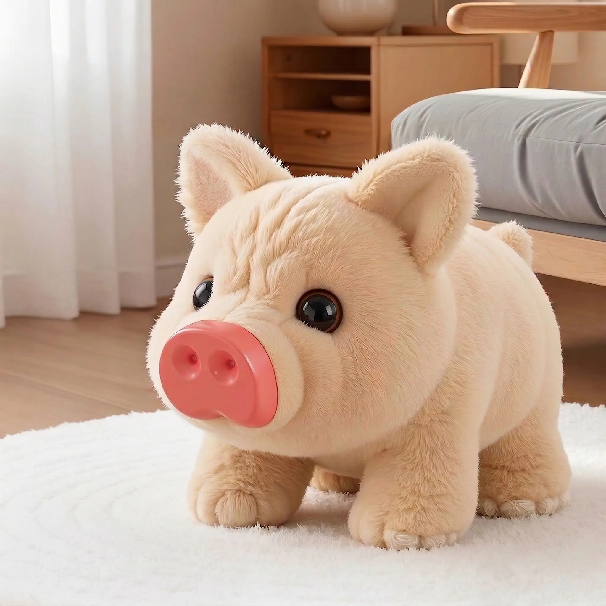 Electric Plush Cute Piglet Realistic Vocalisation Electronic Pet Toy Deals for You Days