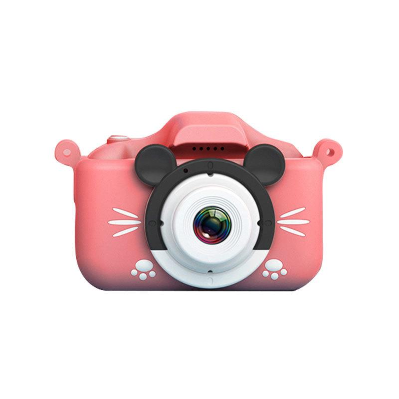 Kids Rechargeable Digital Camera with Rechargeable Battery, Selfie Mode, HD Video Recording, Cute Silicone Case