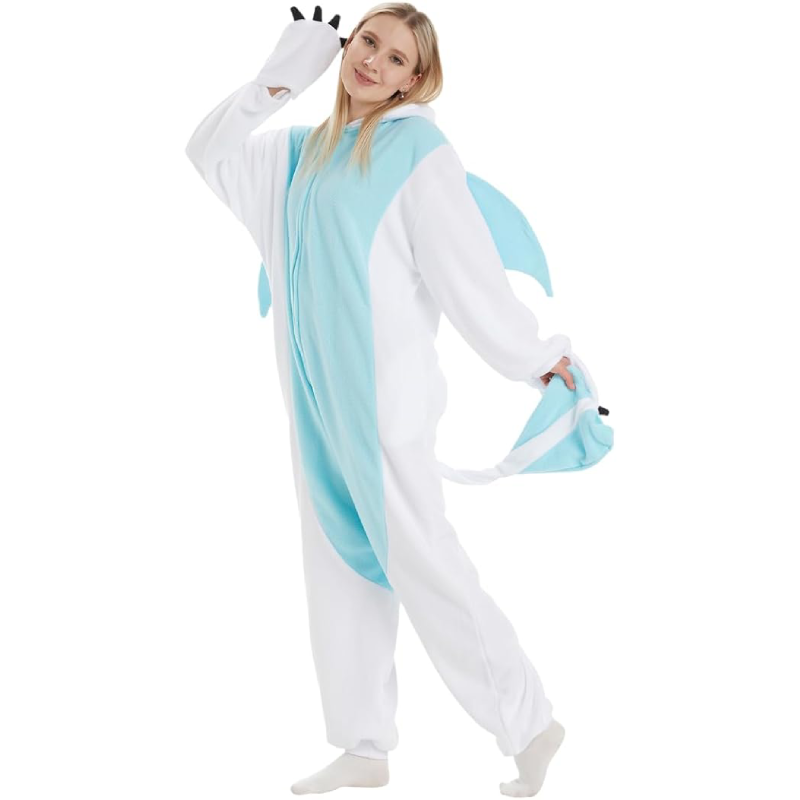 Unisex Adult Onesie Dragon Animal Pajamas,Halloween Cosplay Costumes,Cartoon Costumes Party Wear