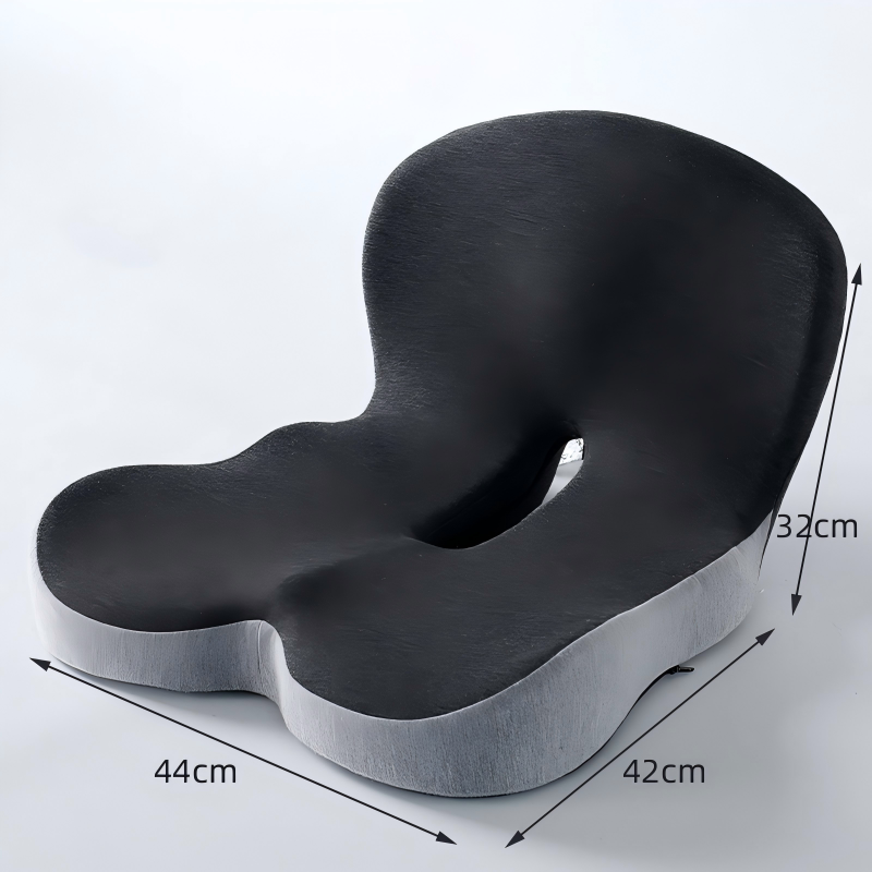 Non-Slip Memory Foam Back Support Cushion - Easy Care