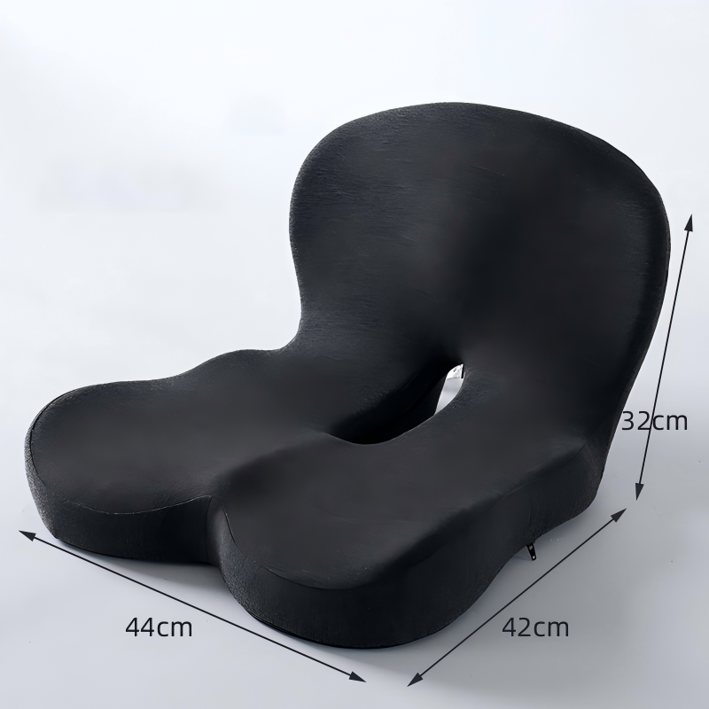 Non-Slip Memory Foam Back Support Cushion - Easy Care