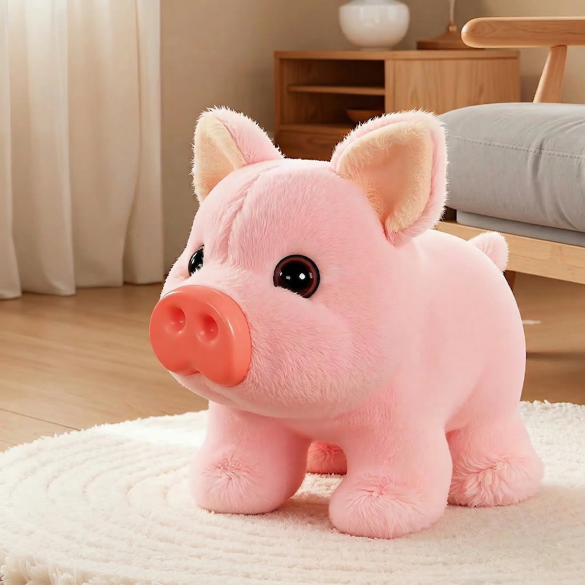 Electric Plush Cute Piglet Realistic Vocalisation Electronic Pet Toy Deals for You Days