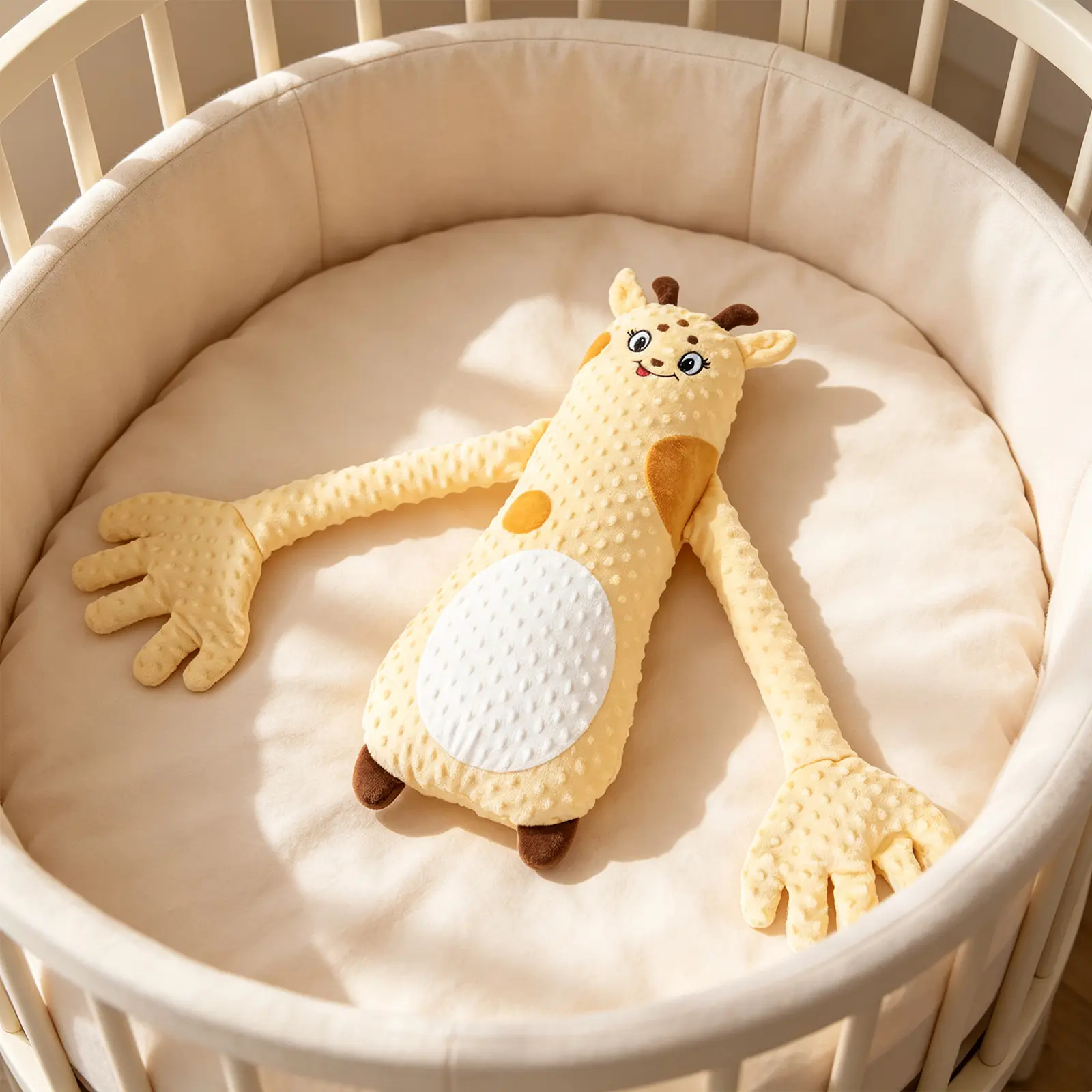 Soothing Giraffe Stuffed Animal - Unisex Large Cute Stuffed Animal with 3-Speed Adjustable Patting Modes, Ultra-Soft Skin-Friendly Fabric.