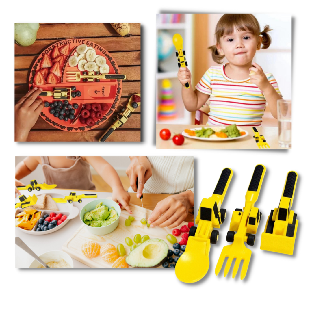 Plate and Utensils Set