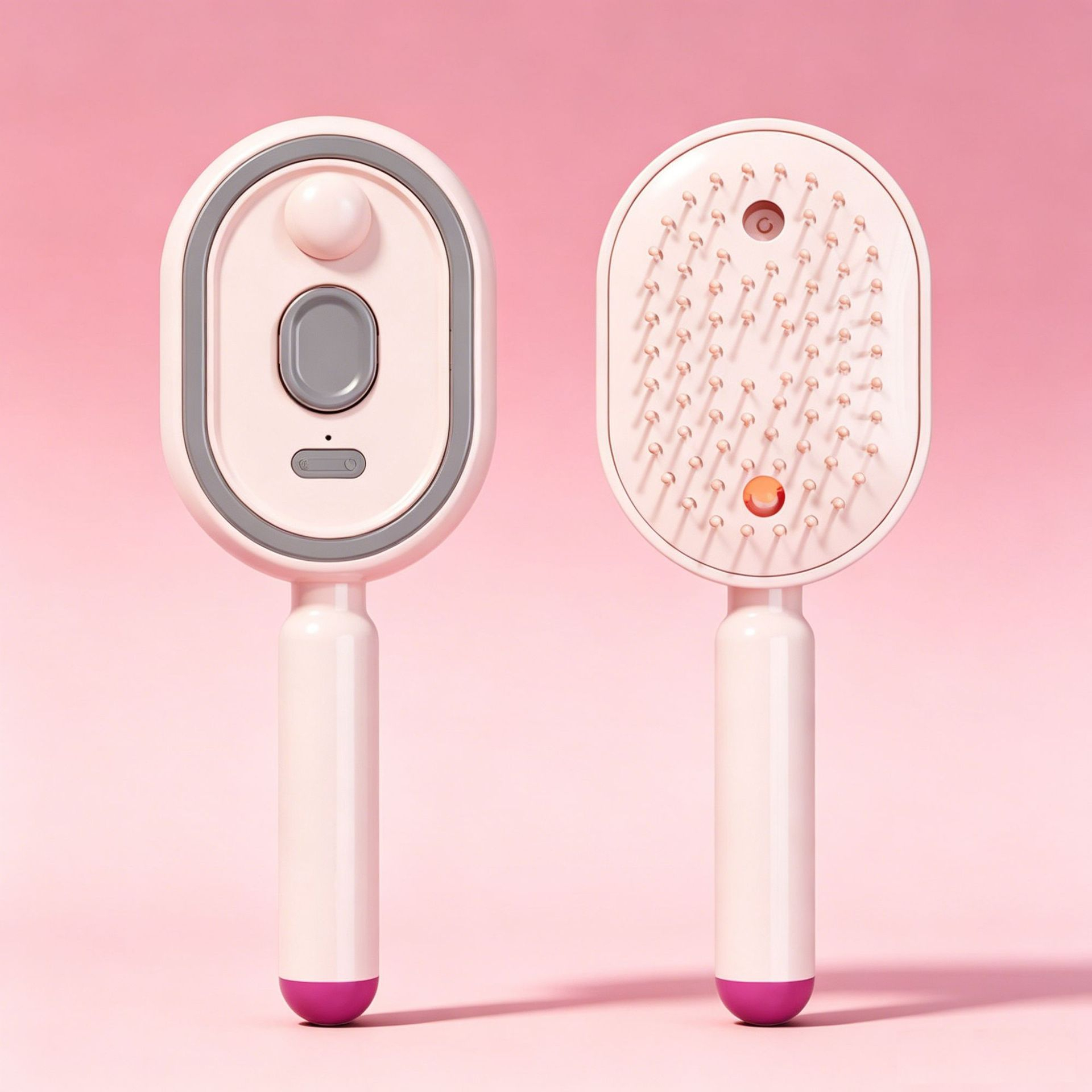 2026 New Electric Steam Brush, Electric Steam Brushs for Hair, Rechargeable Steam Hair Straightener, Detangling Steams Brush, Reduce Frizz, Nourishes Hairs, Anti-Static