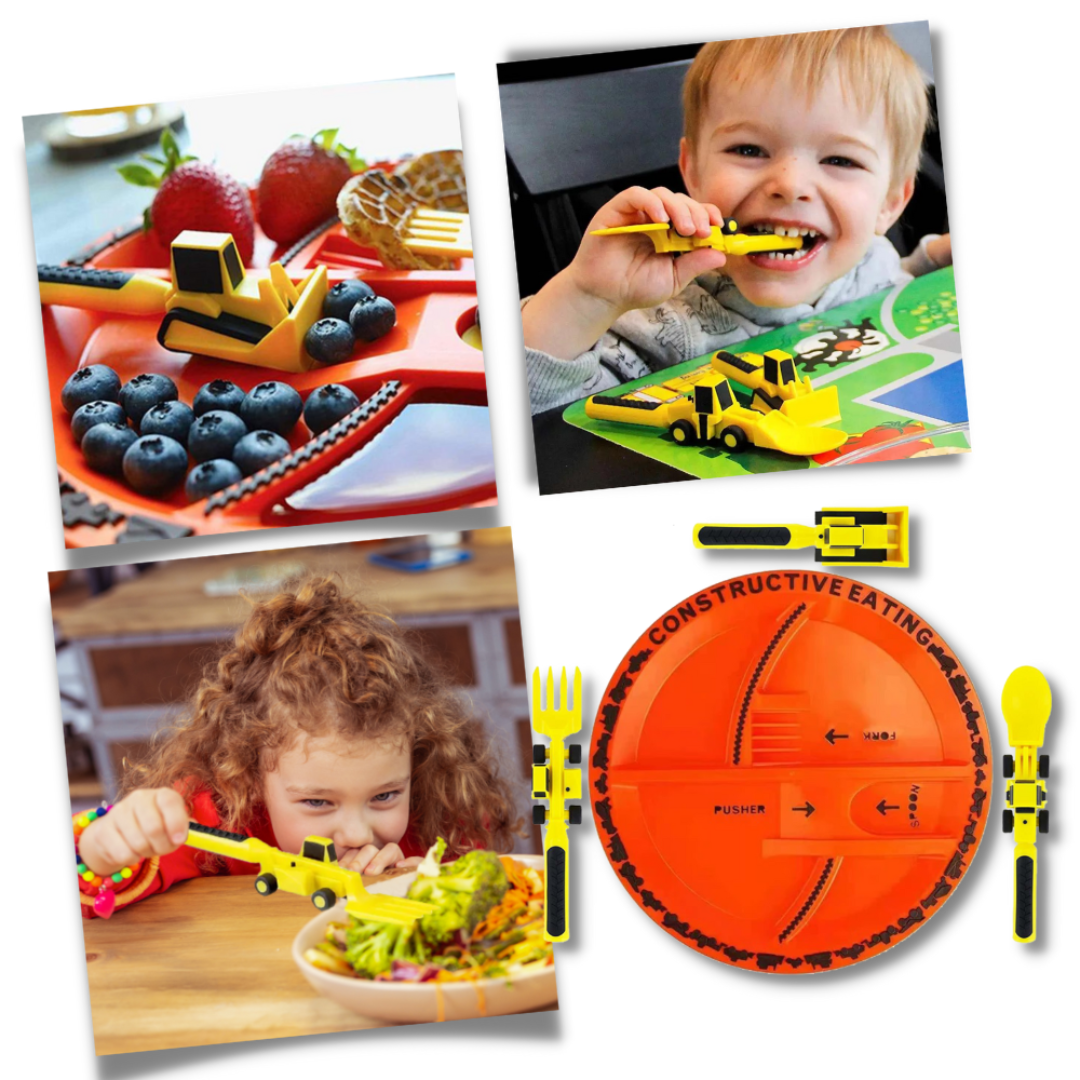 Plate and Utensils Set