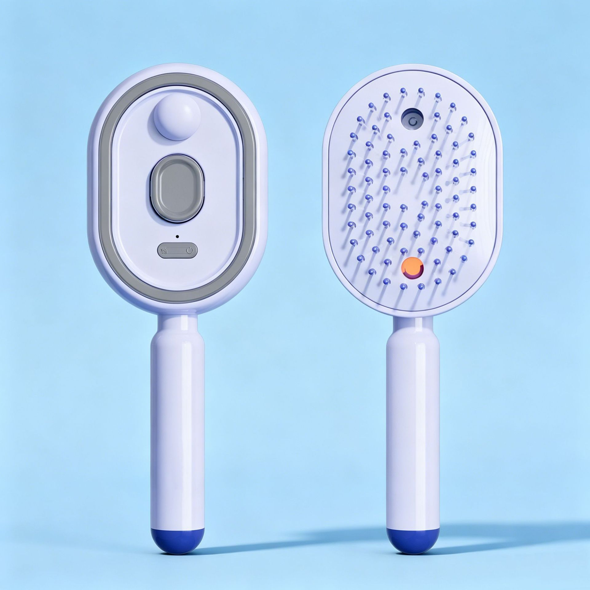 2026 New Electric Steam Brush, Electric Steam Brushs for Hair, Rechargeable Steam Hair Straightener, Detangling Steams Brush, Reduce Frizz, Nourishes Hairs, Anti-Static