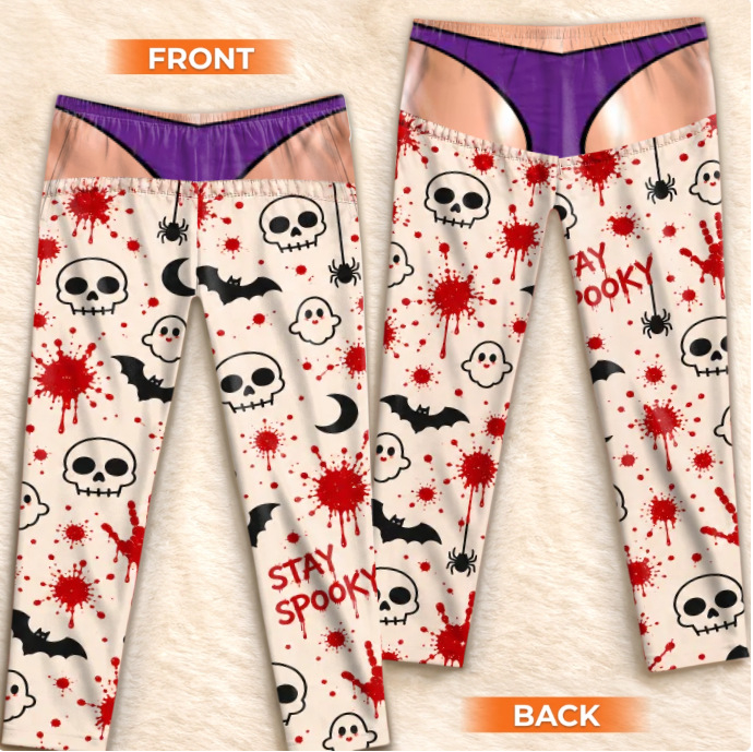 Fleece Plaid Print Pajama Pants—A Fun Halloween Gift for Her