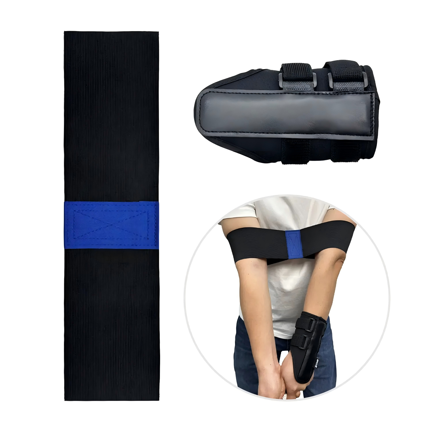 Golf Arm Band and Wrist Strap, Golf Training Aid, Arm Trainer to Improve Consistency, Sync Arms and Body, Practice Aid for All Level Golfers, Vice Golf Starter Set