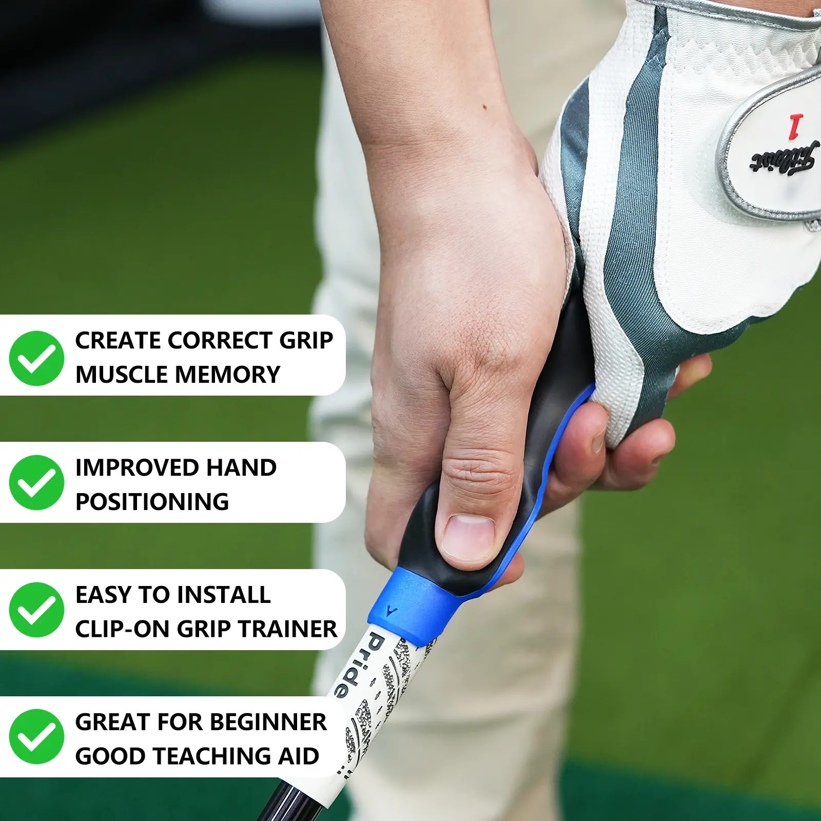 Golf Grip Trainer, Fix Swing Grip, Golf Grip Training Aids, Fix Hand Position & Grasp, Master Correct Grip Posture, Golf Gifts