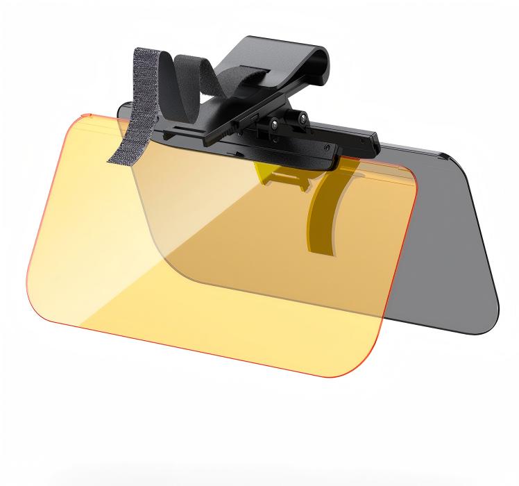 Joytutus Sun Visor for Car Universal Anti-Glare Polarized Visor Extender with UV400 Protection & Clear Vision 12.6 x 5 Lens Size Quick 5 Sec Installation Safe Driving Windshield Sunshade